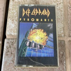 DEF LEPPARD  Pyromania Cassette Tape 1983 Polygram Records Hair Metal